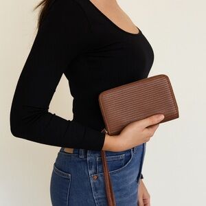 Elegant Brown Women's Clutch